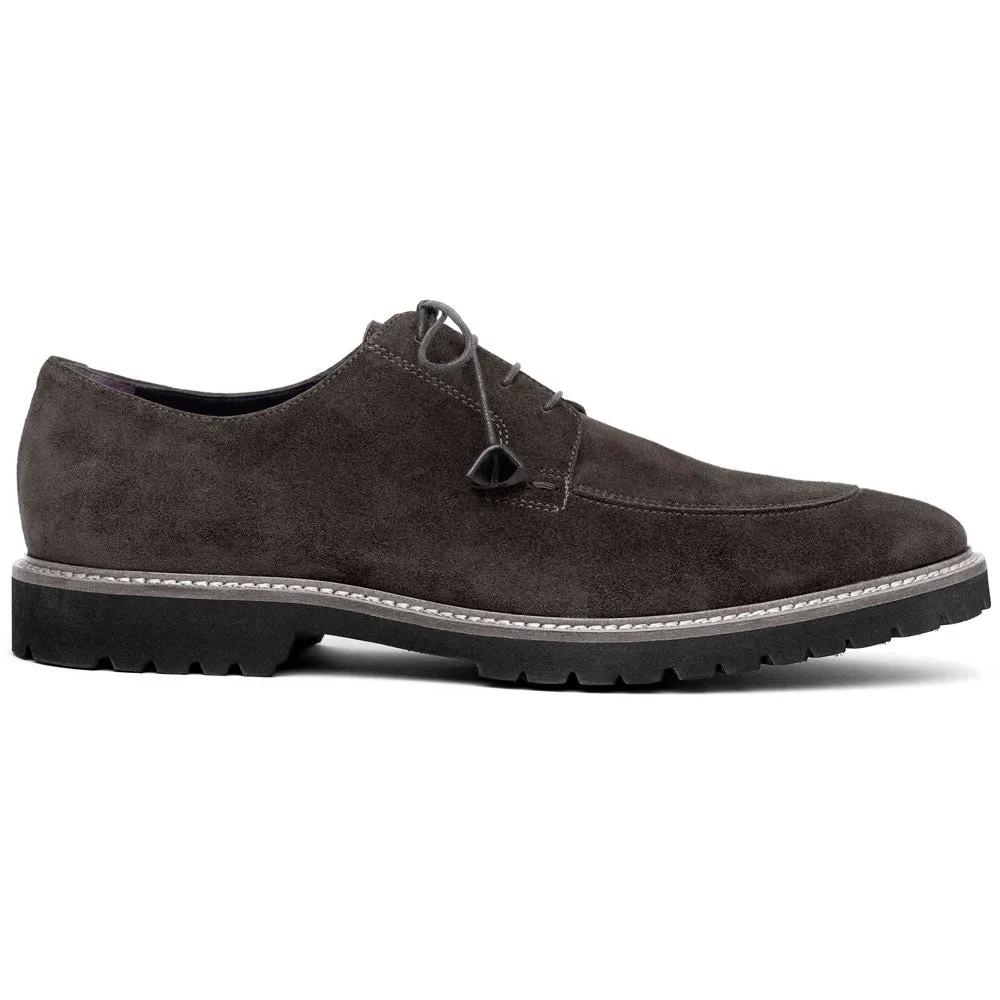 26-220-GRY CAMPO Sueded Goatskin Lace Up, Grey