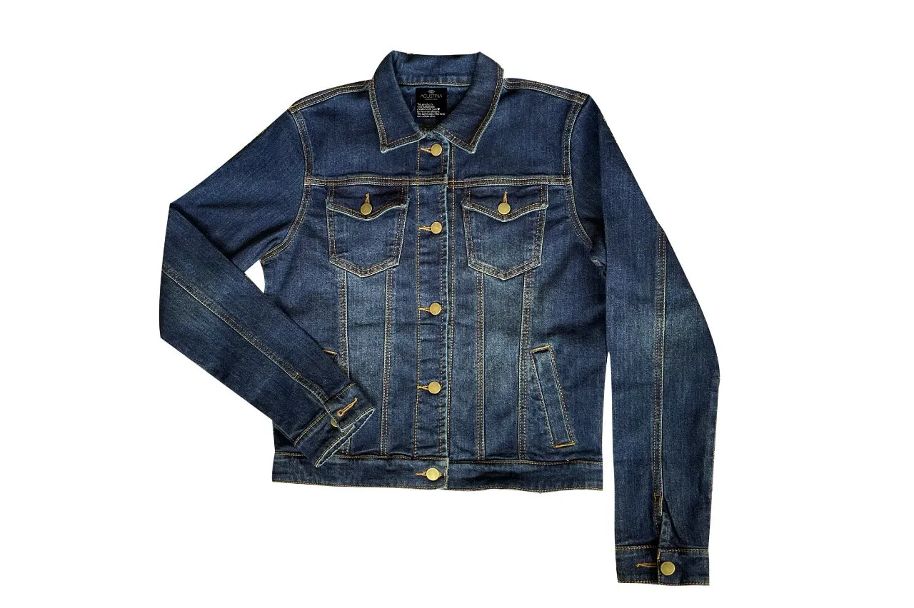 AGUSTINA - EMBROIDERED DENIM JACKET HUMMINGBIRD / PRE - ORDERS!!!