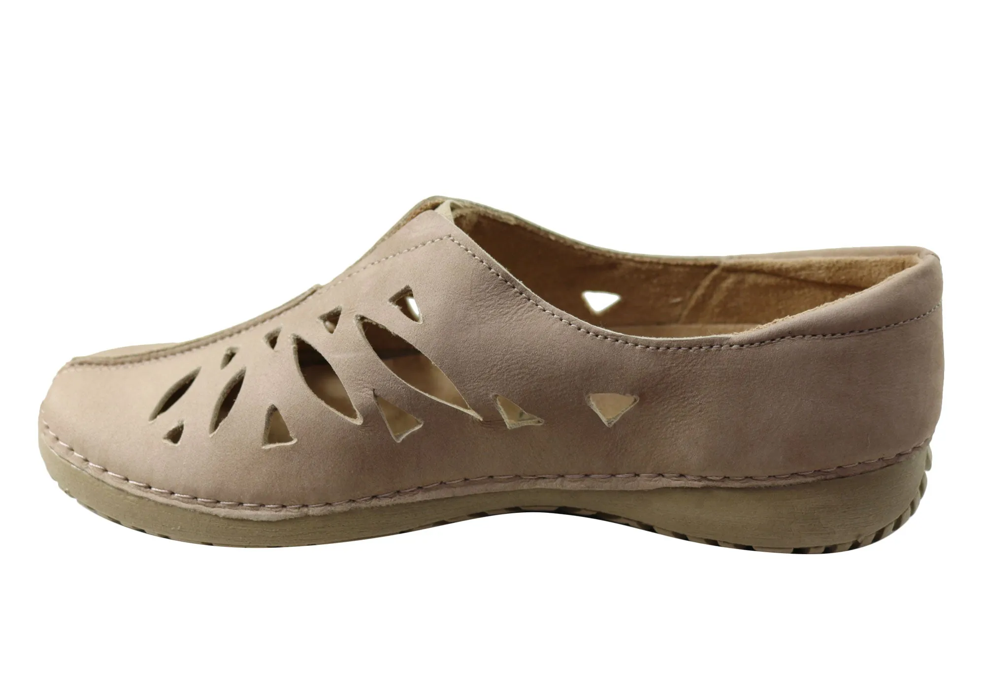 Andacco Bermia Womens Comfortable Leather Shoes Made In Brazil