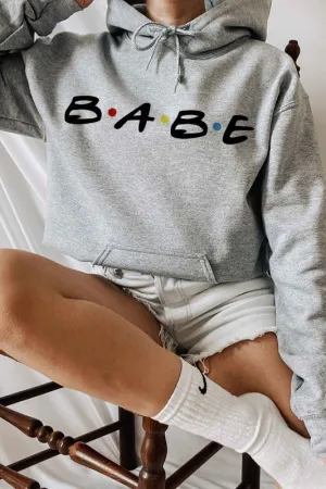 BABE HOODIE PLUS SIZE