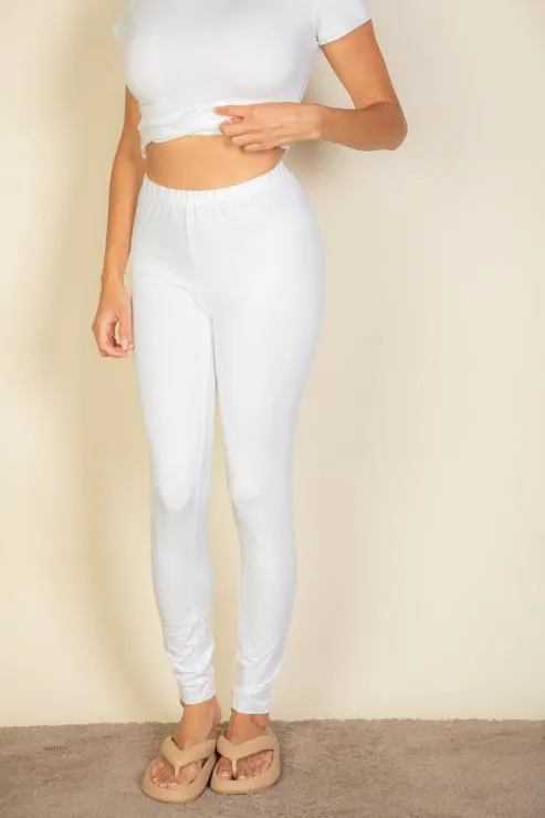 Basic Solid Leggings (capella)