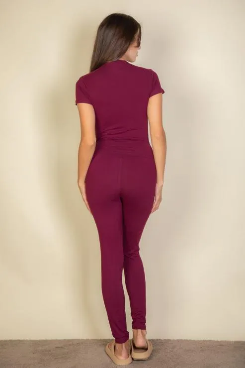 Basic Solid Leggings (capella)