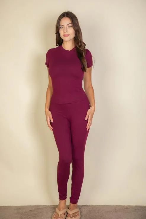 Basic Solid Leggings (capella)