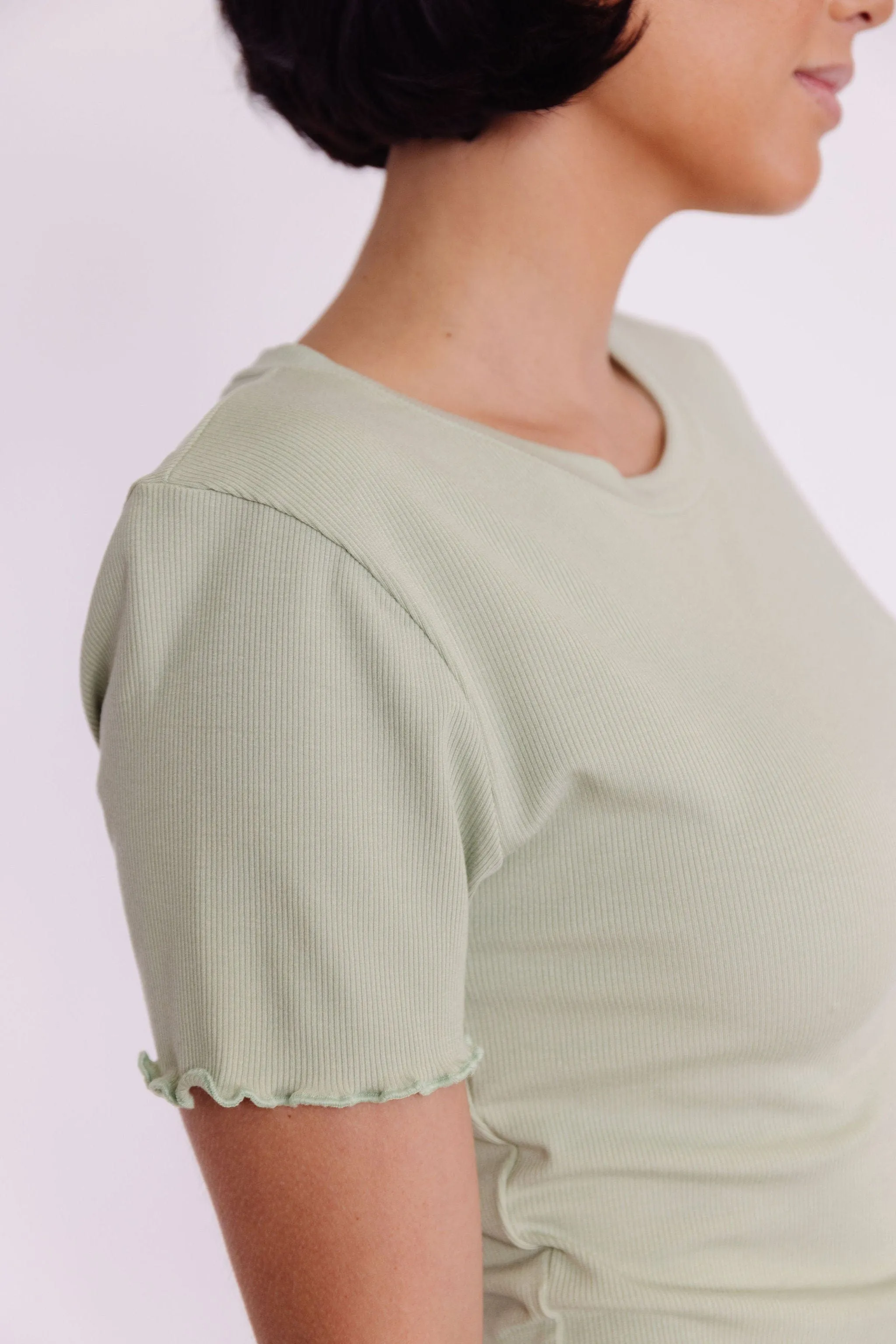 Beatrix Tee in Sage