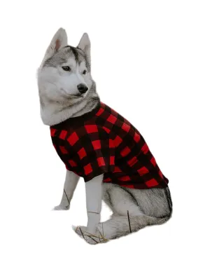 Big Dog Red & Black Plaid Pajamas