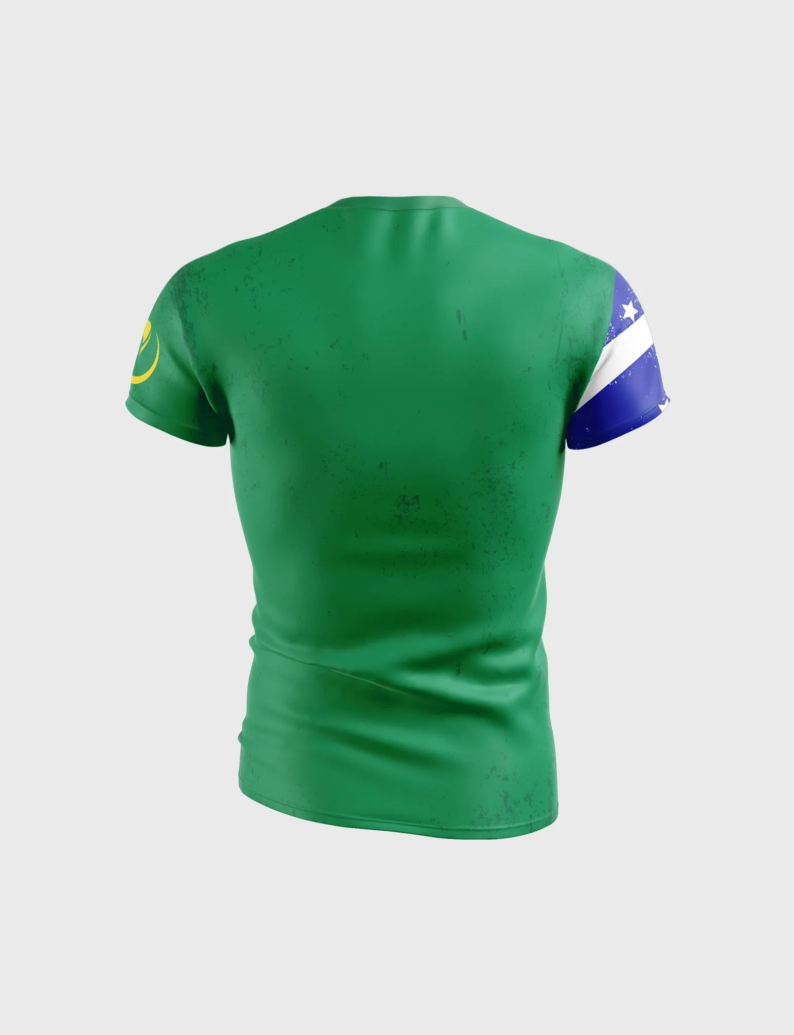 BRAZIL FLAG SS COMFORT FIT RASHGUARD