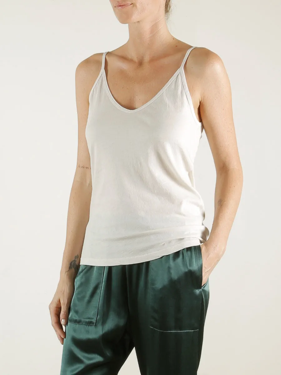 Camelia Cami in Lightweight Jersey - Cement