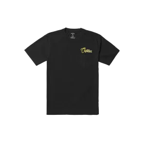 Chain Pocket Short Sleeve Tee - Black