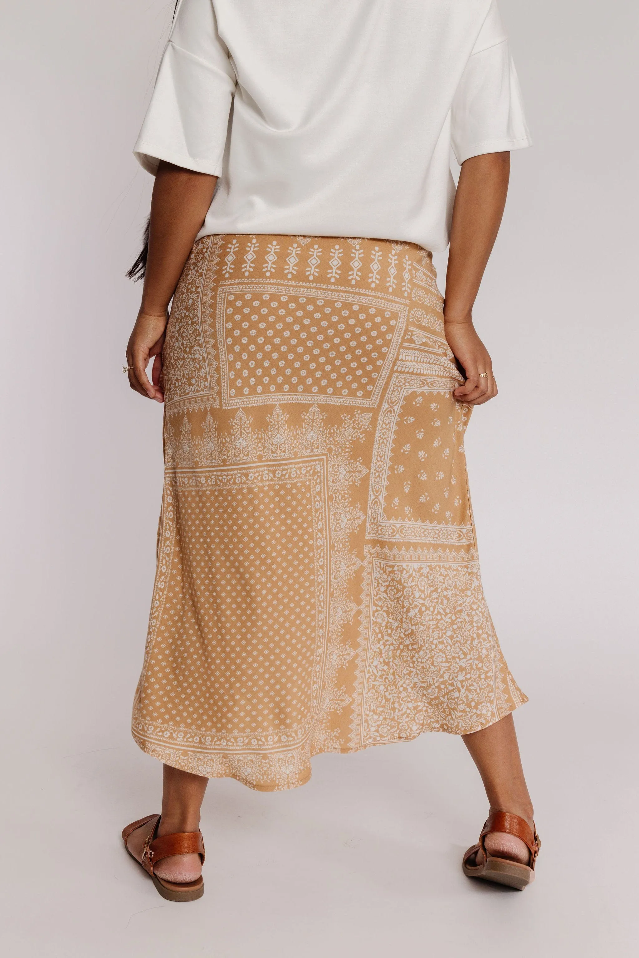 Chancey Skirt in Taupe