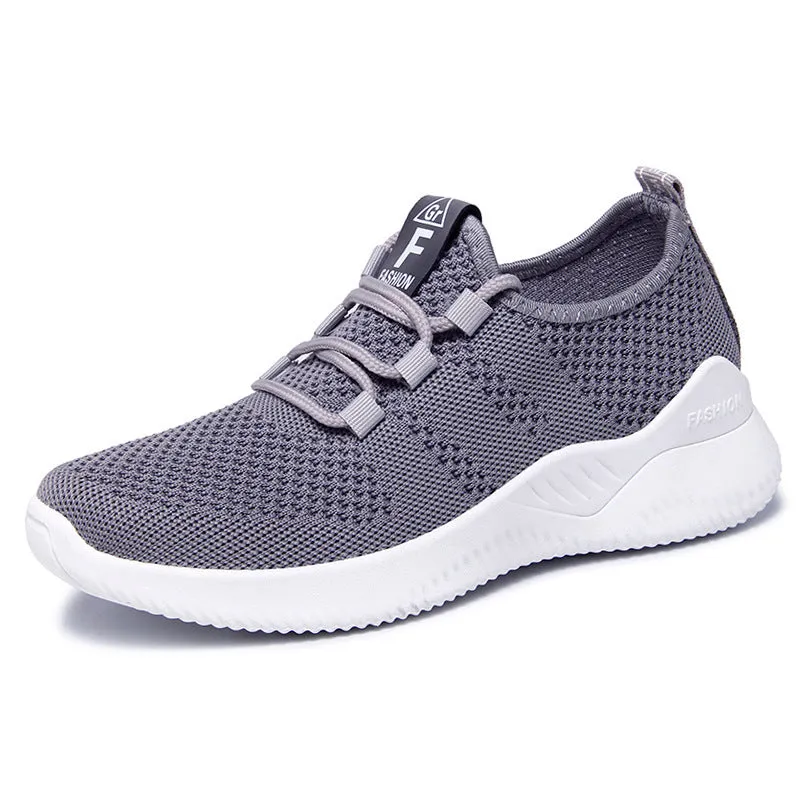 Comfortable Flying Woven Breathable Sneakers Women Casual Shoes