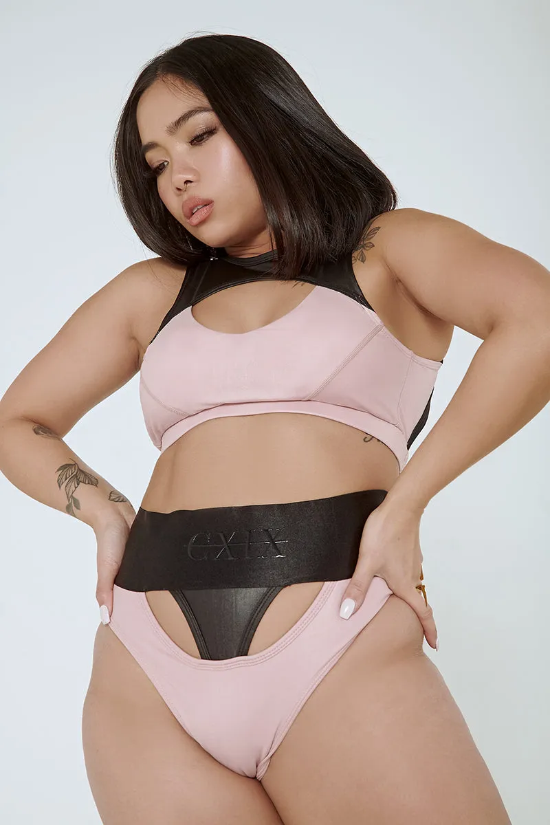 CXIX I Slay Sports Bra - Pink/Black