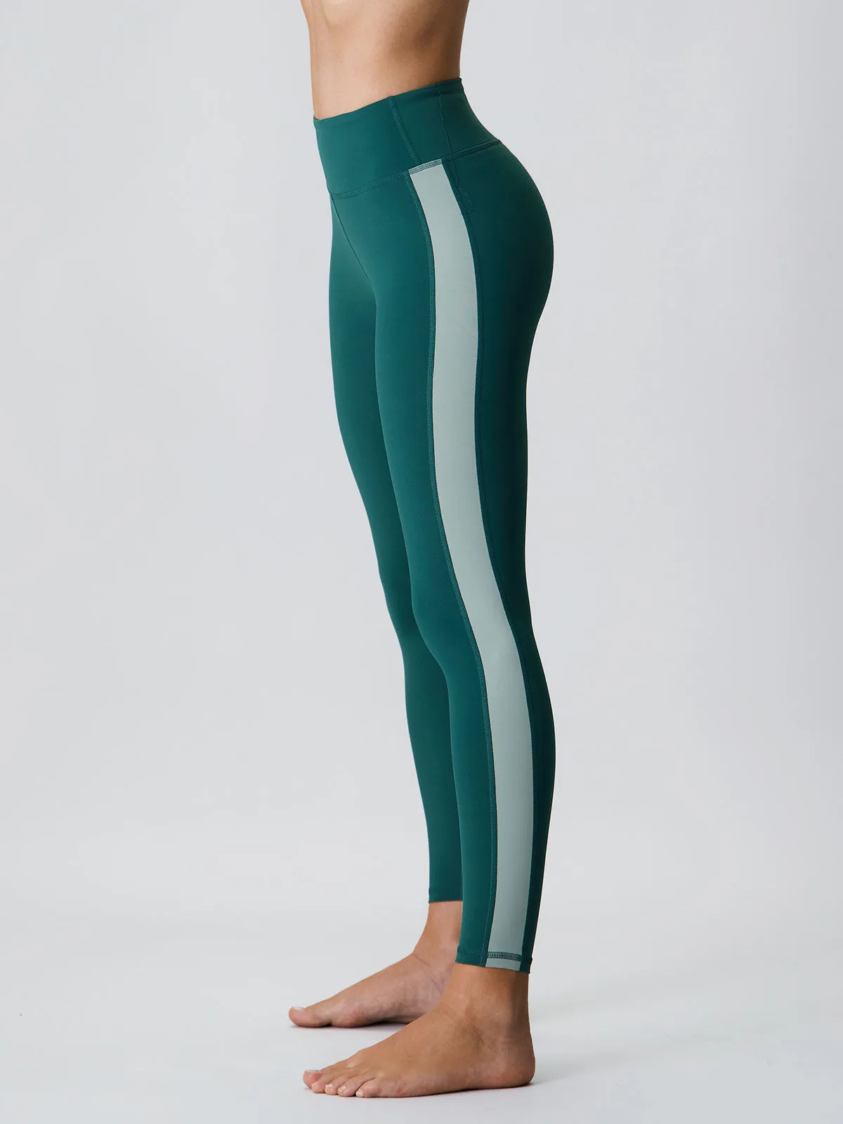 Emerald Green High Waisted Leggings 25”