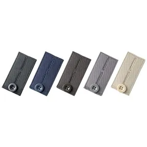 Fabric Pants Extenders (Dress Pants Hooks) - Hook & Bar (Clasp) Waist Extenders