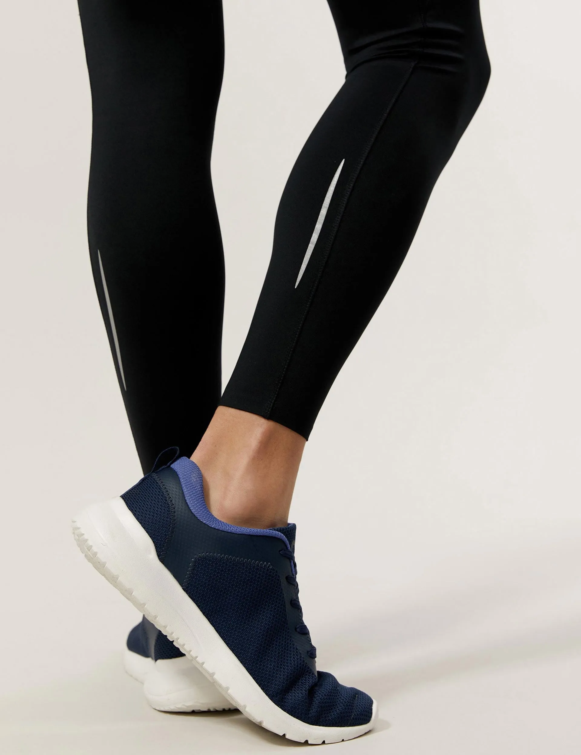 Go Train Mesh High Waisted Gym Legging - Black