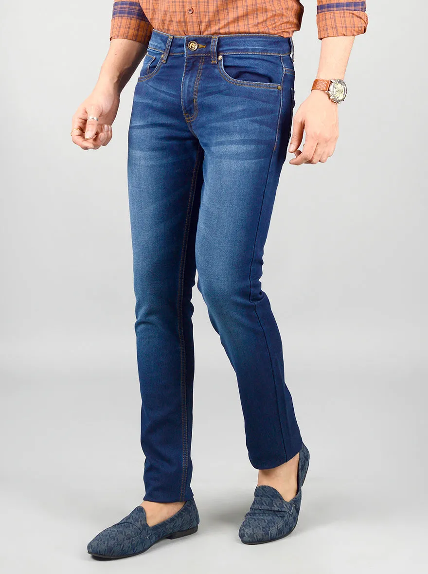 Horizon Blue Washed Narrow Fit Jeans | Greenfibre