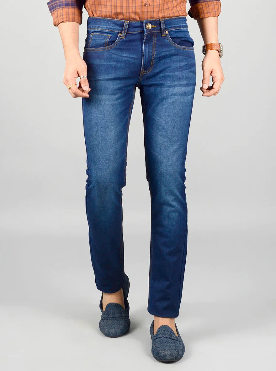 Horizon Blue Washed Narrow Fit Jeans | Greenfibre