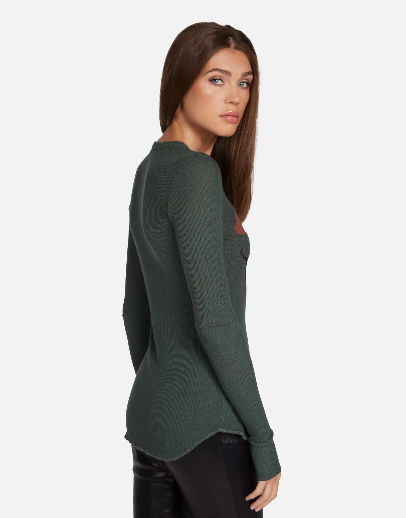 Lauren Moshi McKinley Oscar The Grouch Long Sleeved Tee