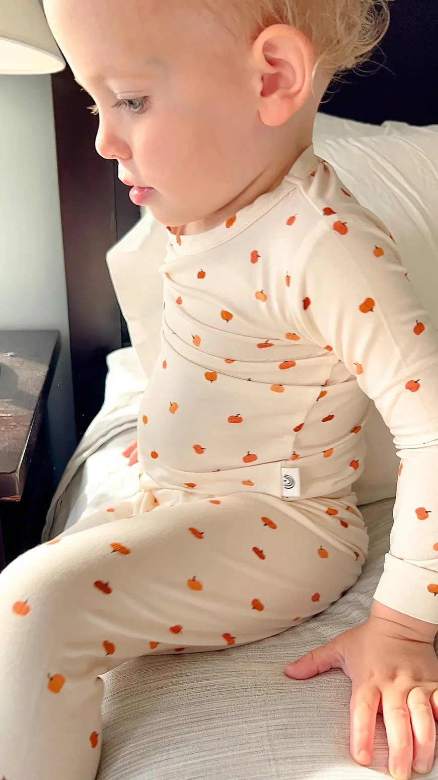 Long Sleeve 2 Piece PJ Set - Pumpkins