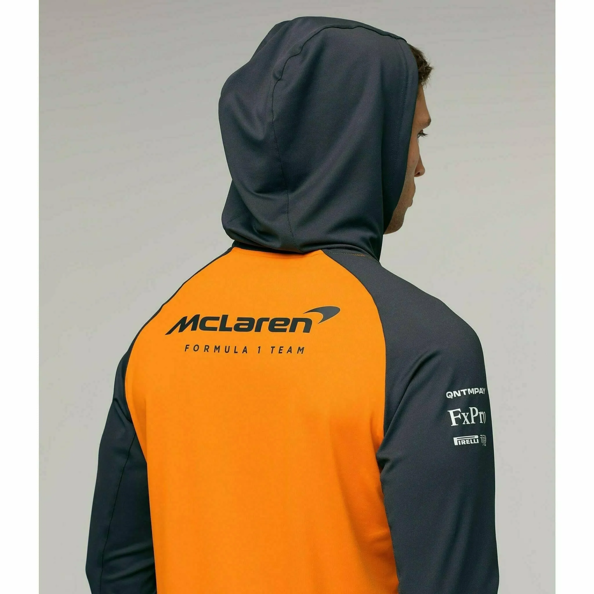 McLaren F1 Men's Team Hooded Sweatshirt - Papaya