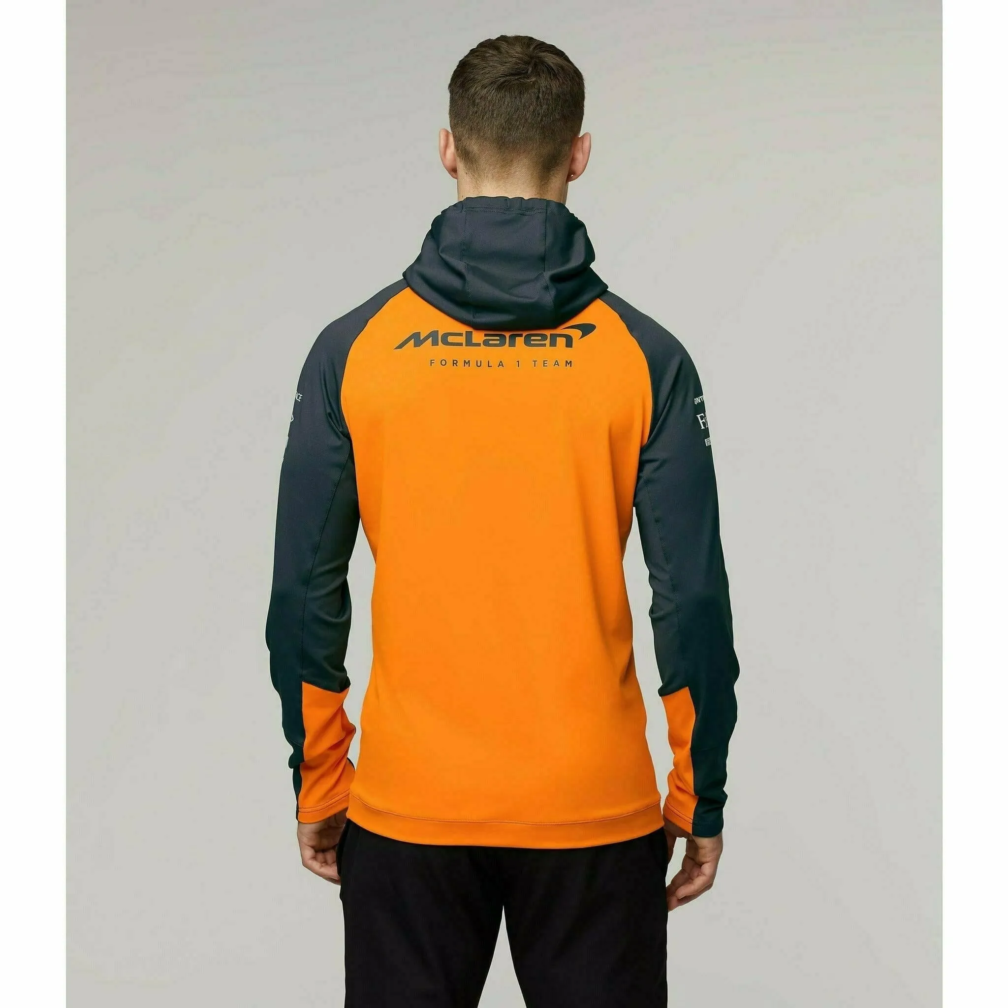 McLaren F1 Men's Team Hooded Sweatshirt - Papaya