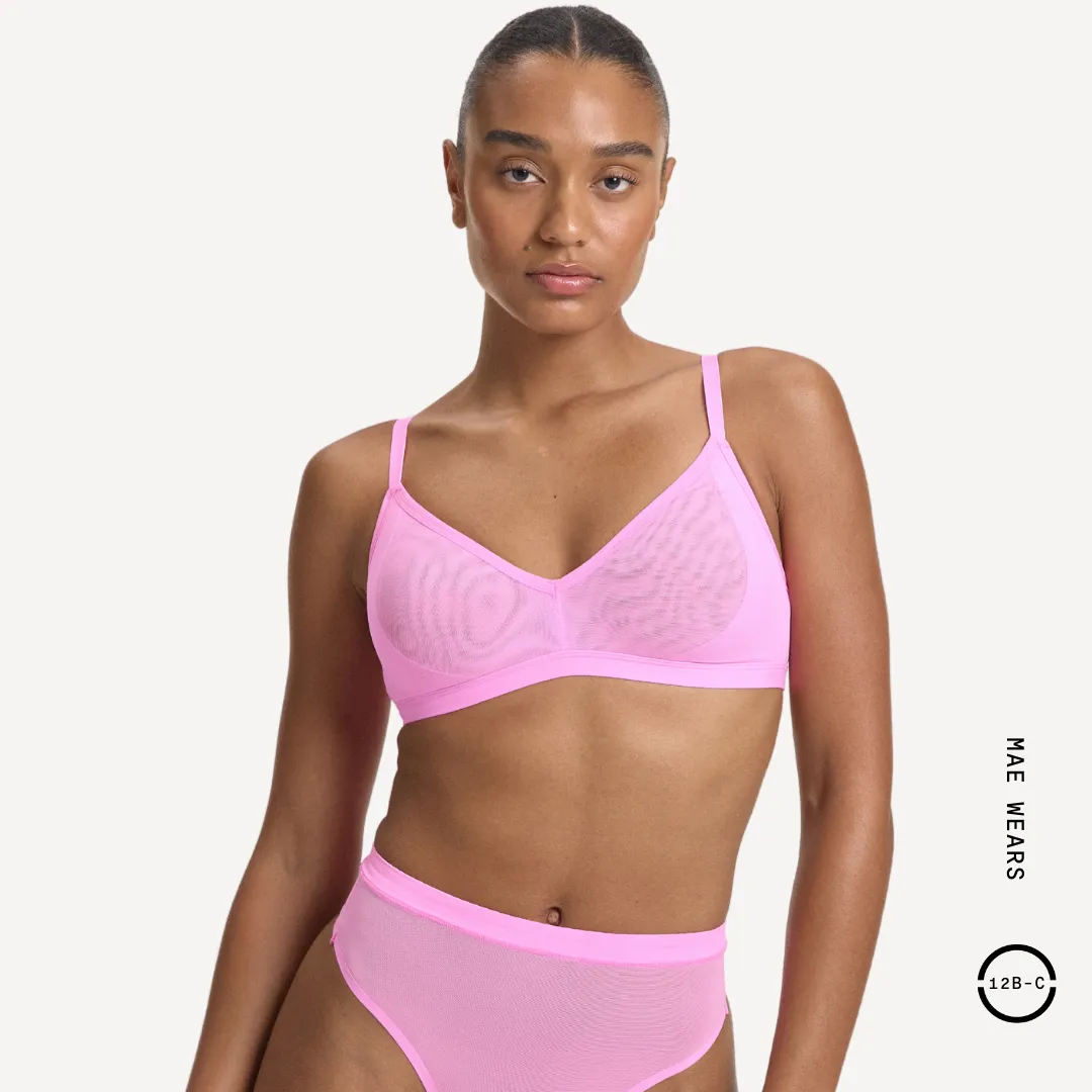 Mesh Comfort Wirefree Bralette