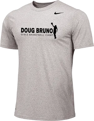 Nike Doug Bruno Basketball Camps Short Sleeve Dri-Fit Tee - Carbon Heather