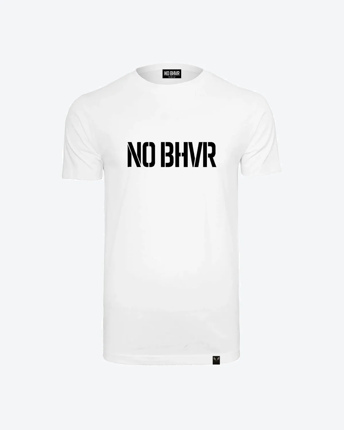 NO BHVR Large Print Tee (White)