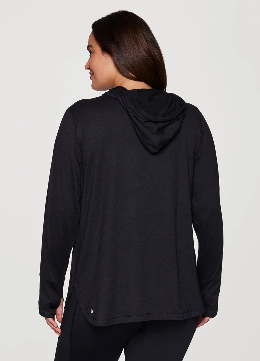 Plus Studio Breathe Super Soft Hoodie Tunic