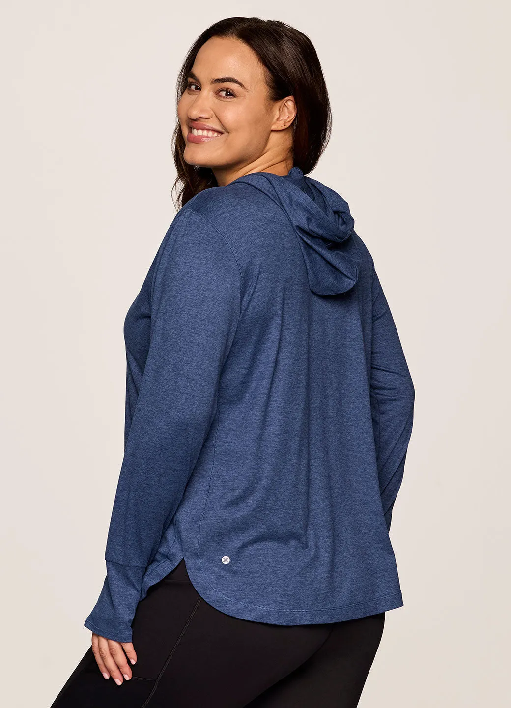 Plus Studio Breathe Super Soft Hoodie Tunic