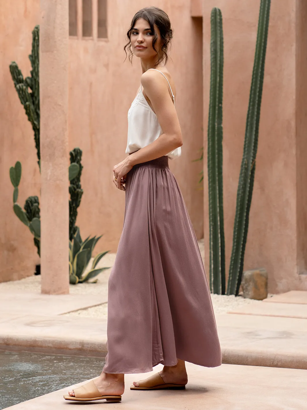 Samara Ecovero™ Skirt Plum