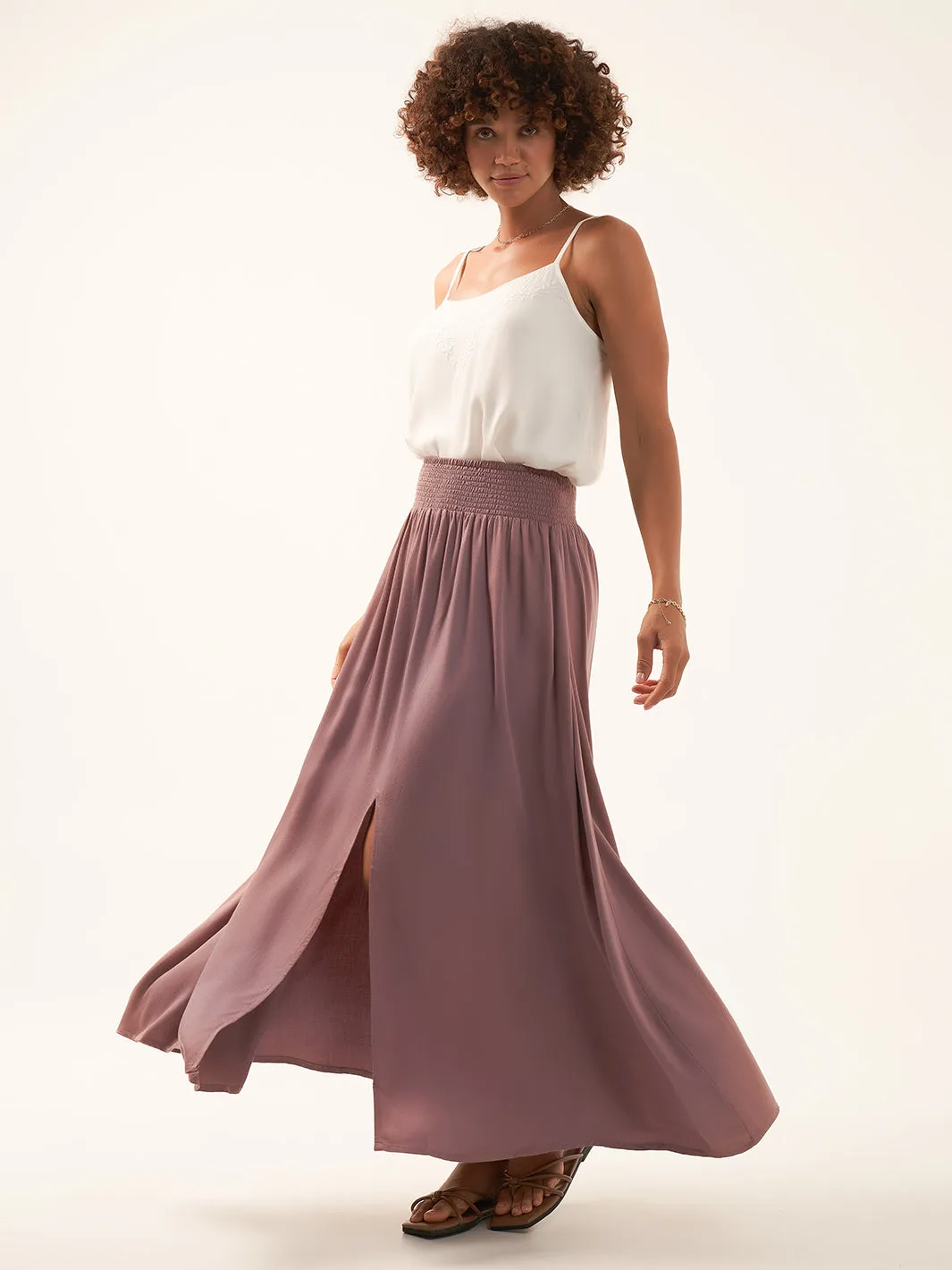 Samara Ecovero™ Skirt Plum