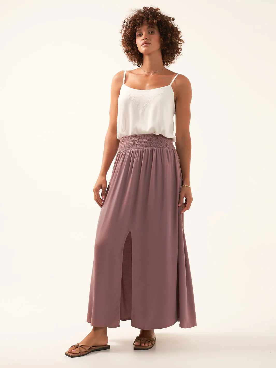 Samara Ecovero™ Skirt Plum