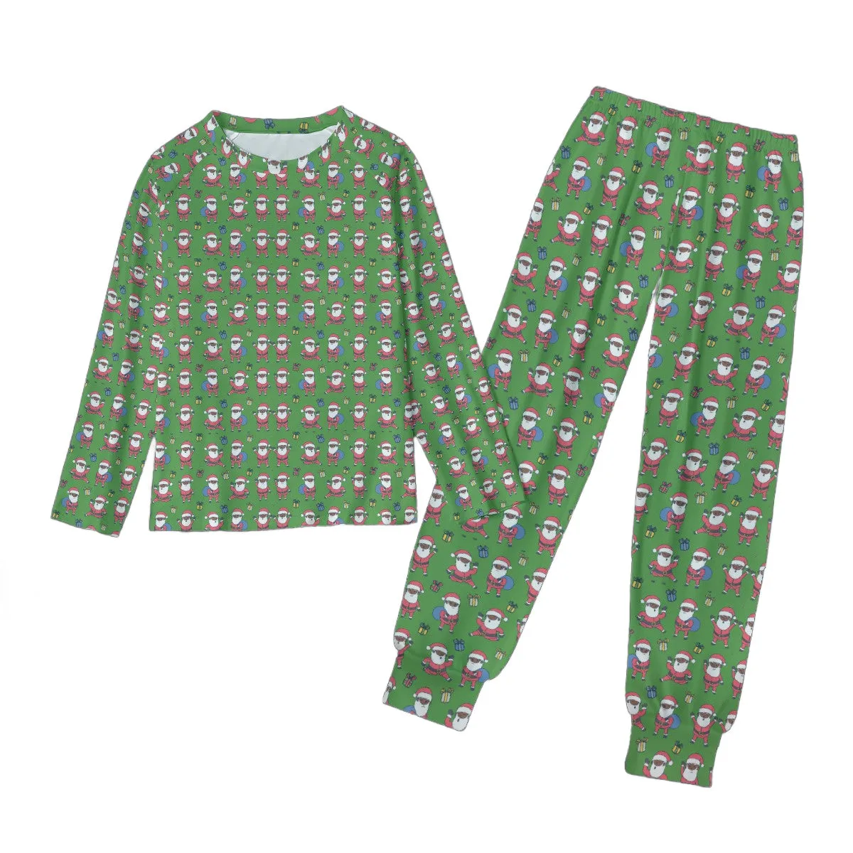 Santa Getting Jiggy Kids' Pajama Set