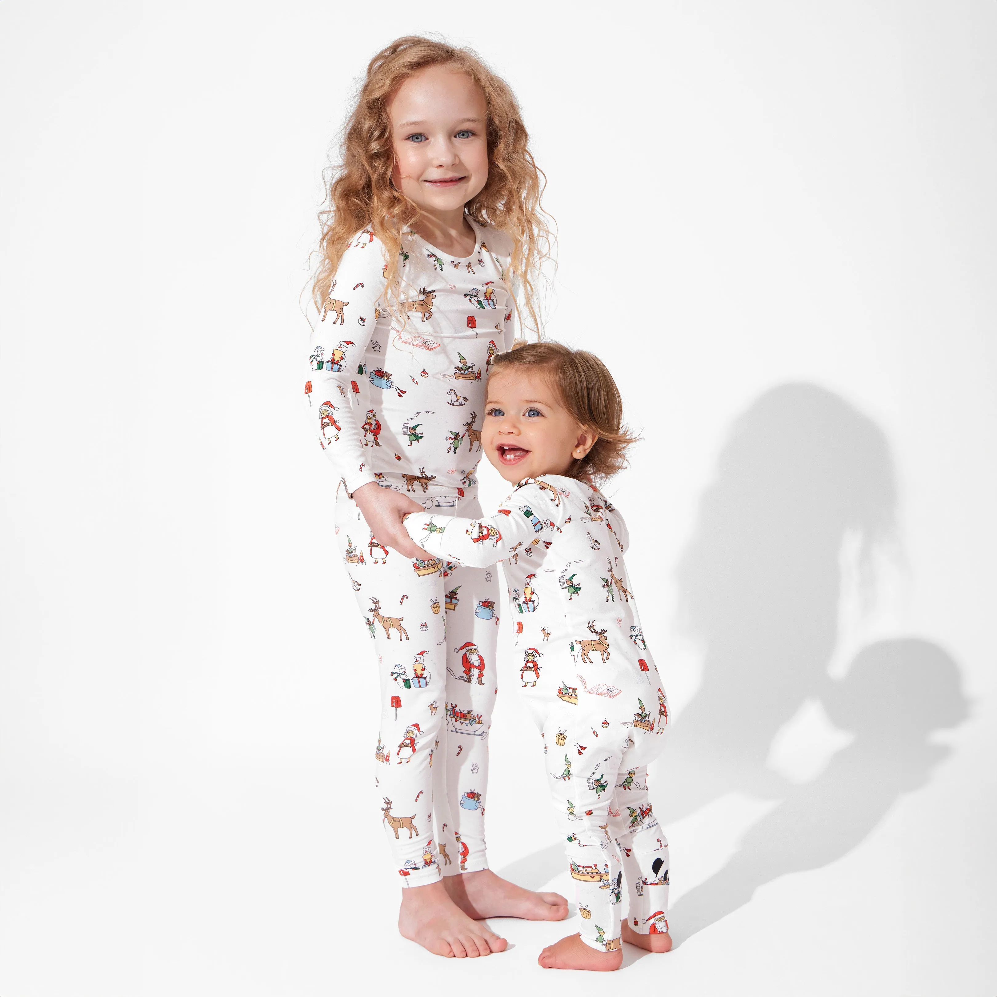 Santa's Workshop Bamboo Kids Pajamas