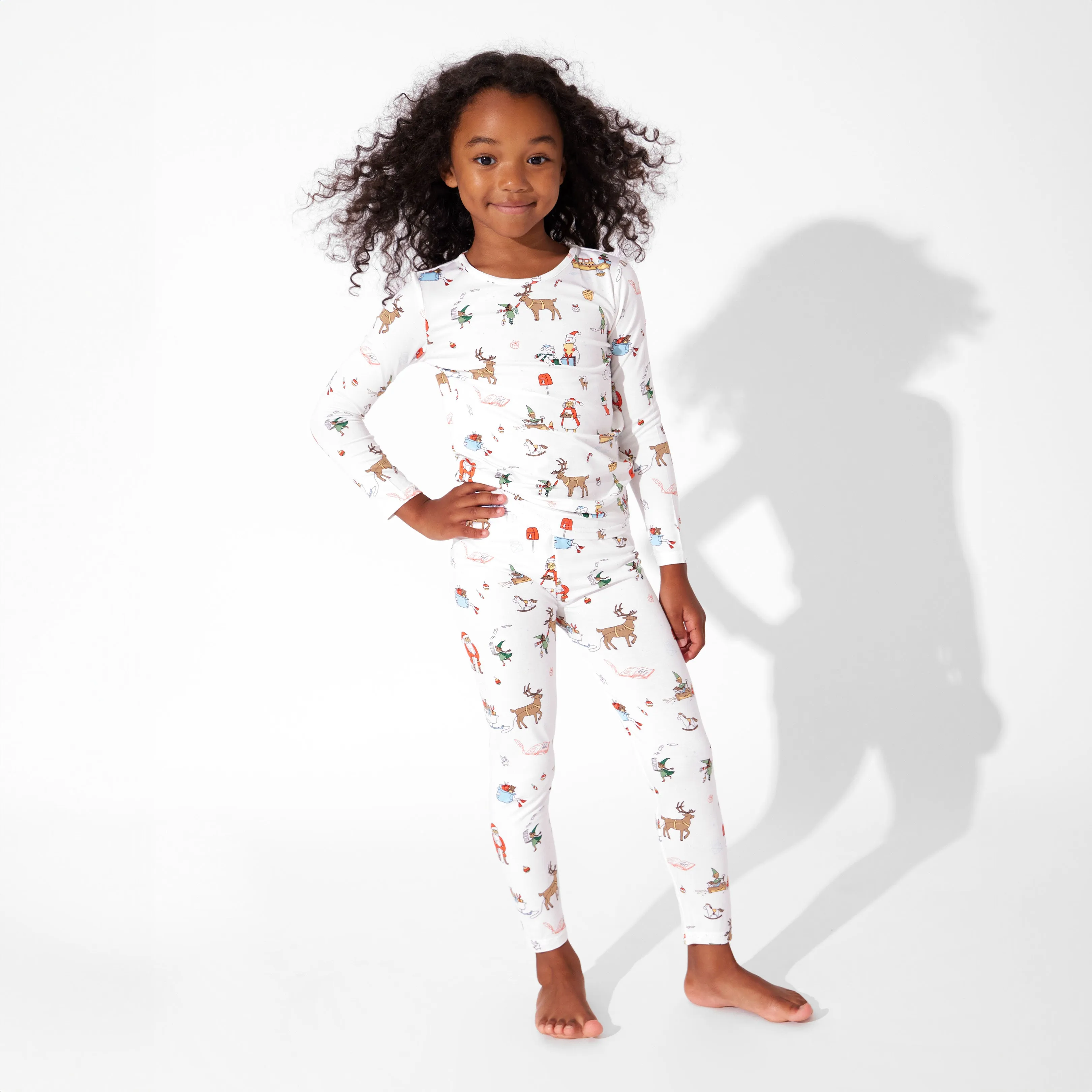 Santa's Workshop Bamboo Kids Pajamas