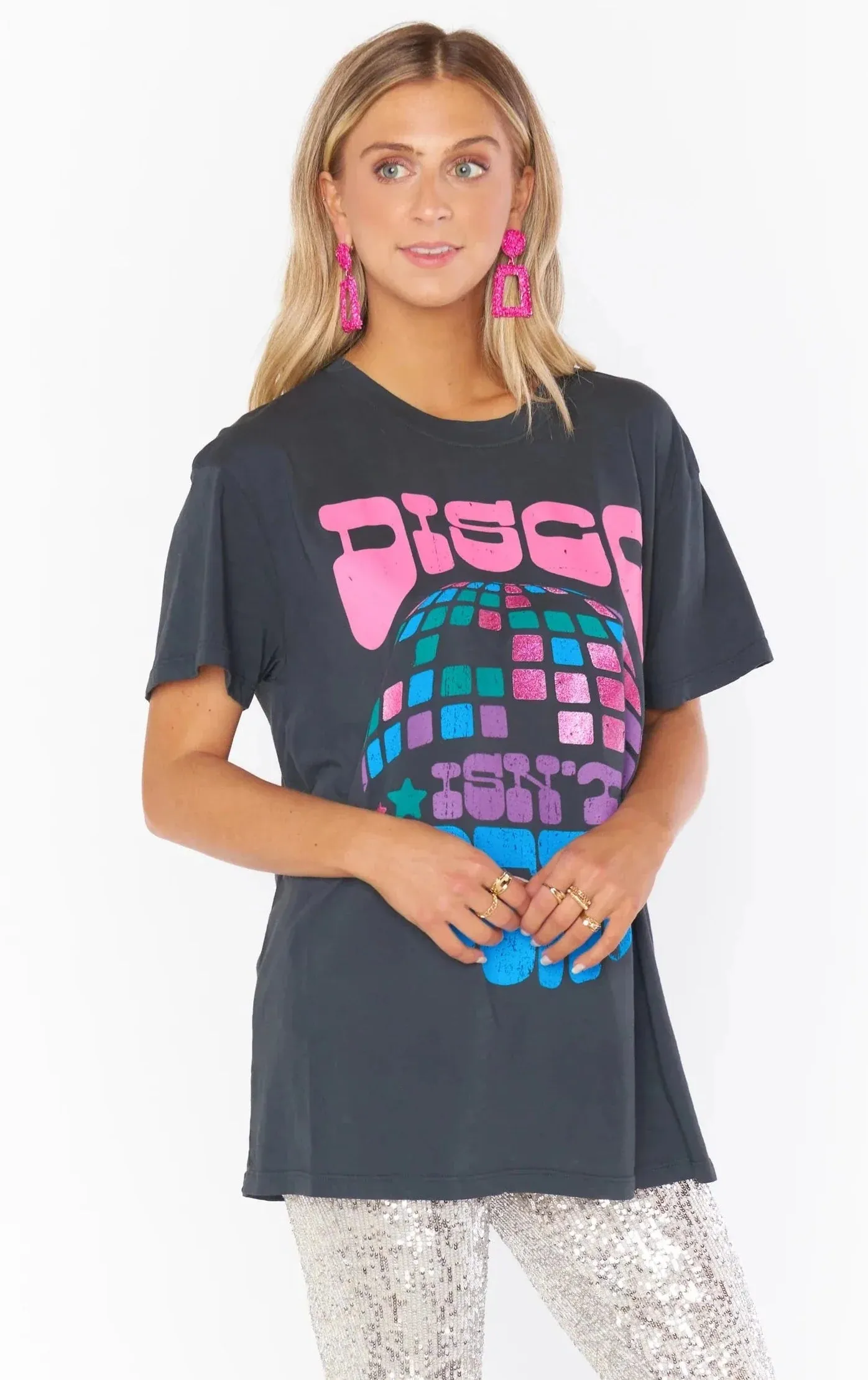 Show Me Your Mumu Travis Tee Disco Graphic