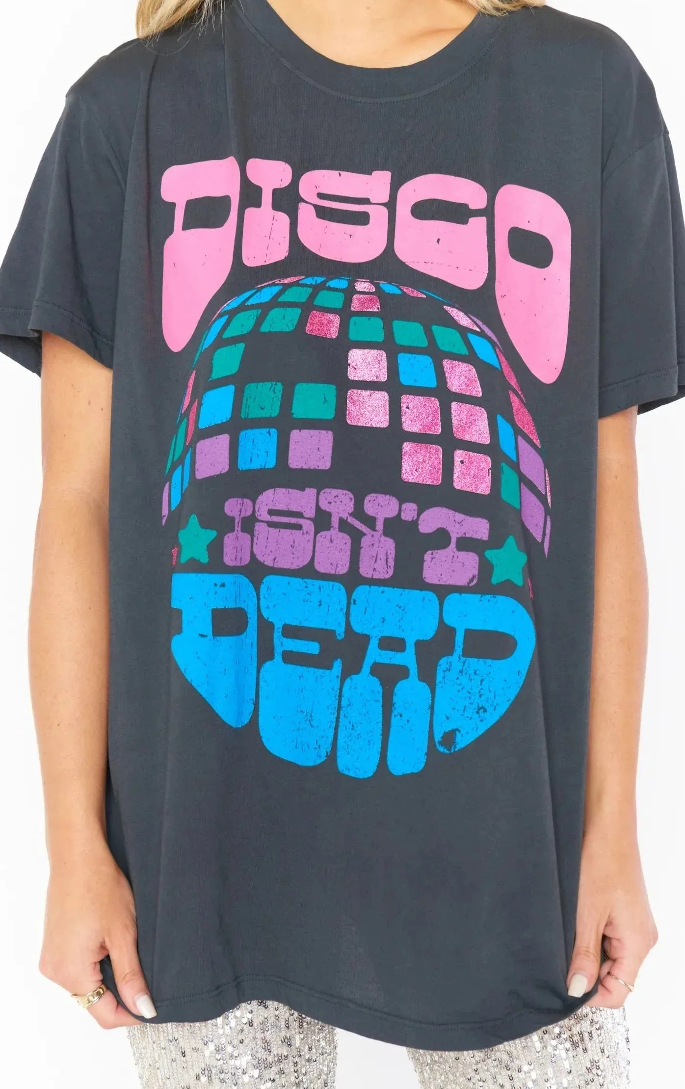 Show Me Your Mumu Travis Tee Disco Graphic