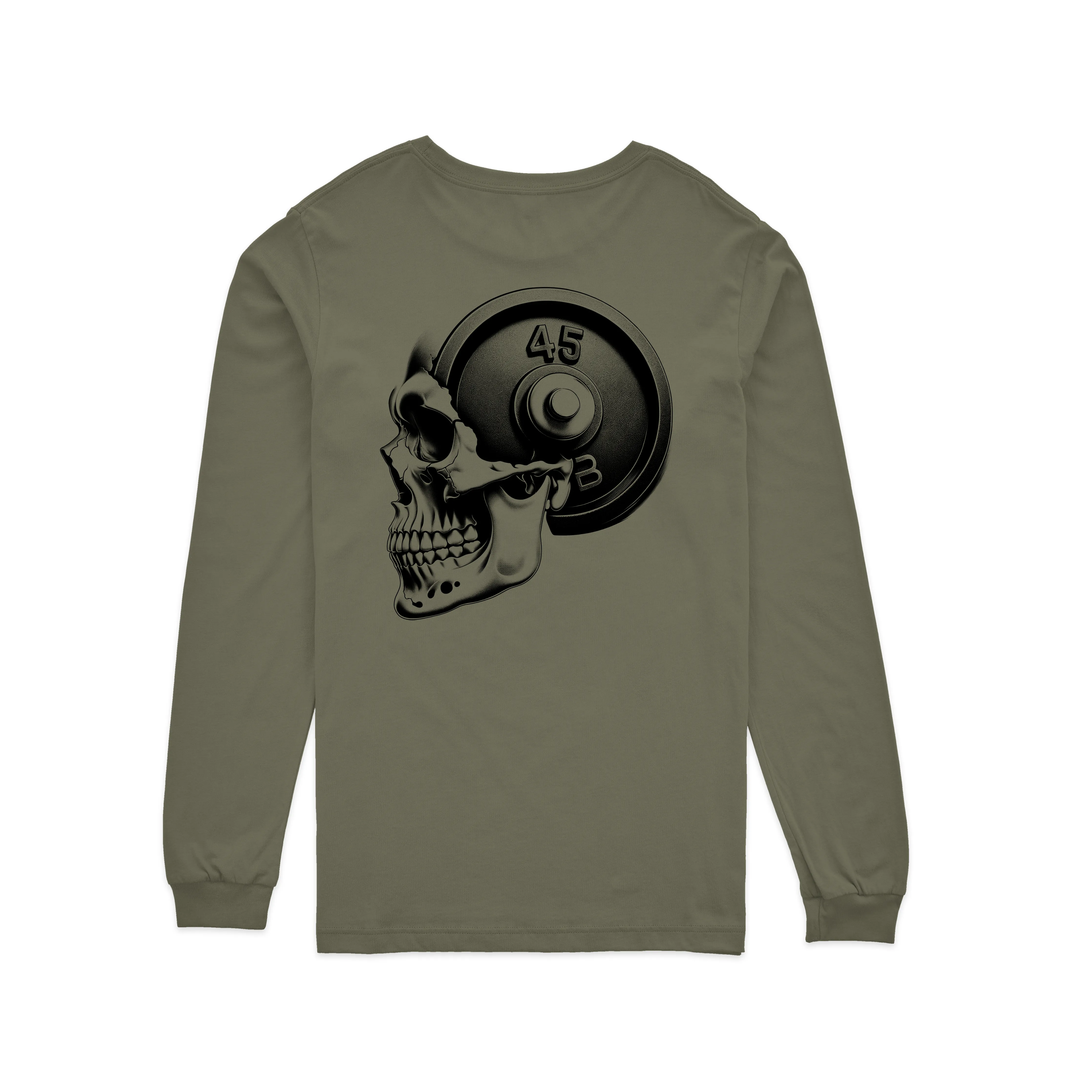 Skull Weightlifting Unisex Crewneck Sweatshirt