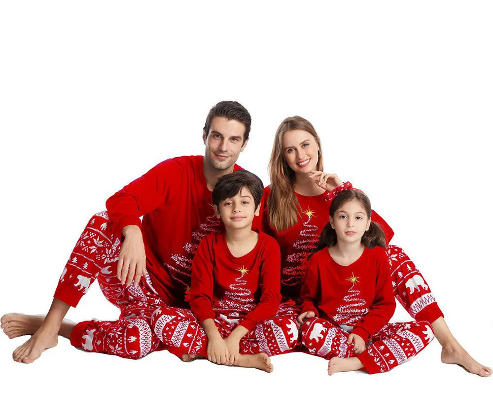 The Clean Room Christmas Family Matching PJs: Christmas Tree