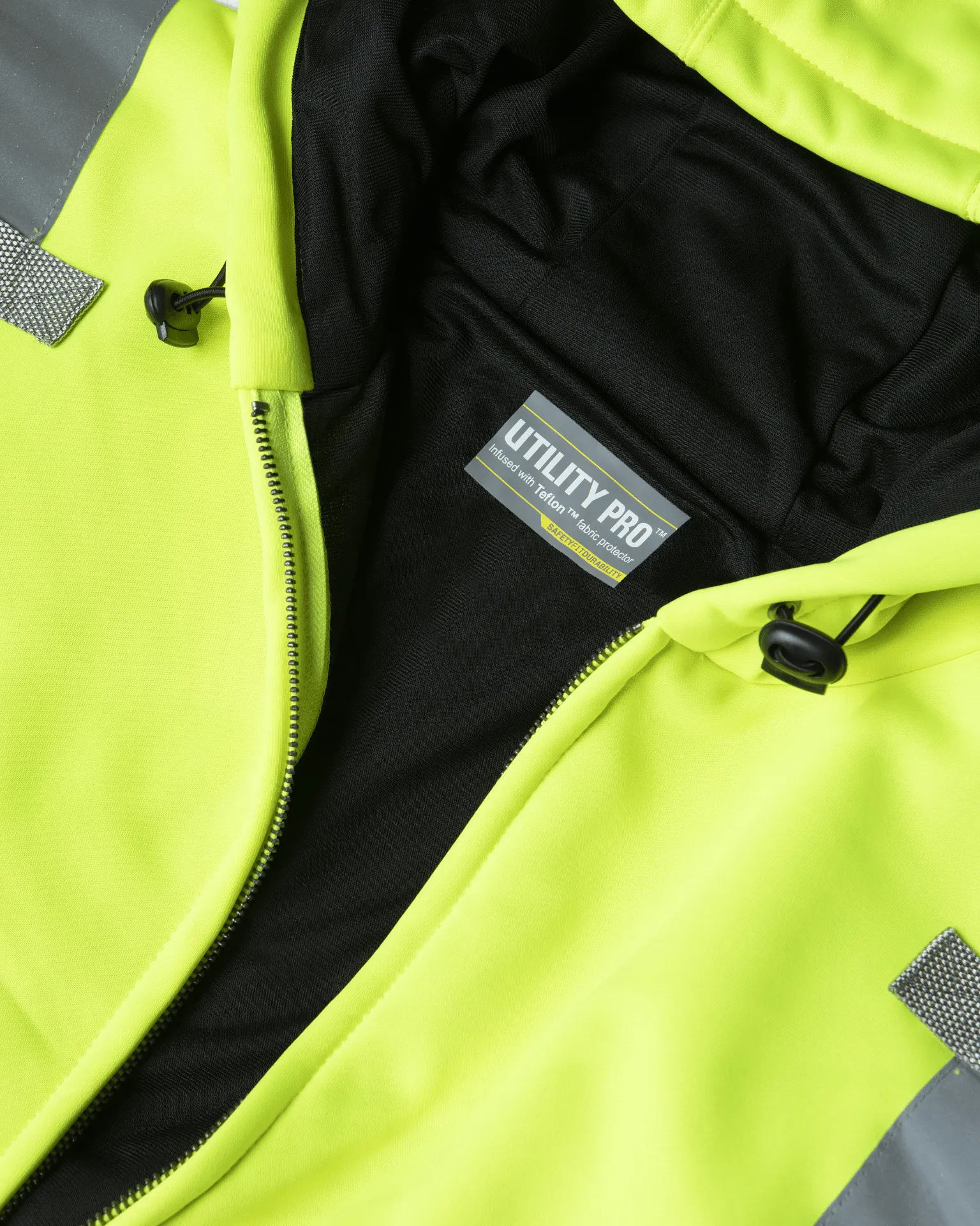 UHV425 HiVis Soft Shell Full Zip Hoodie