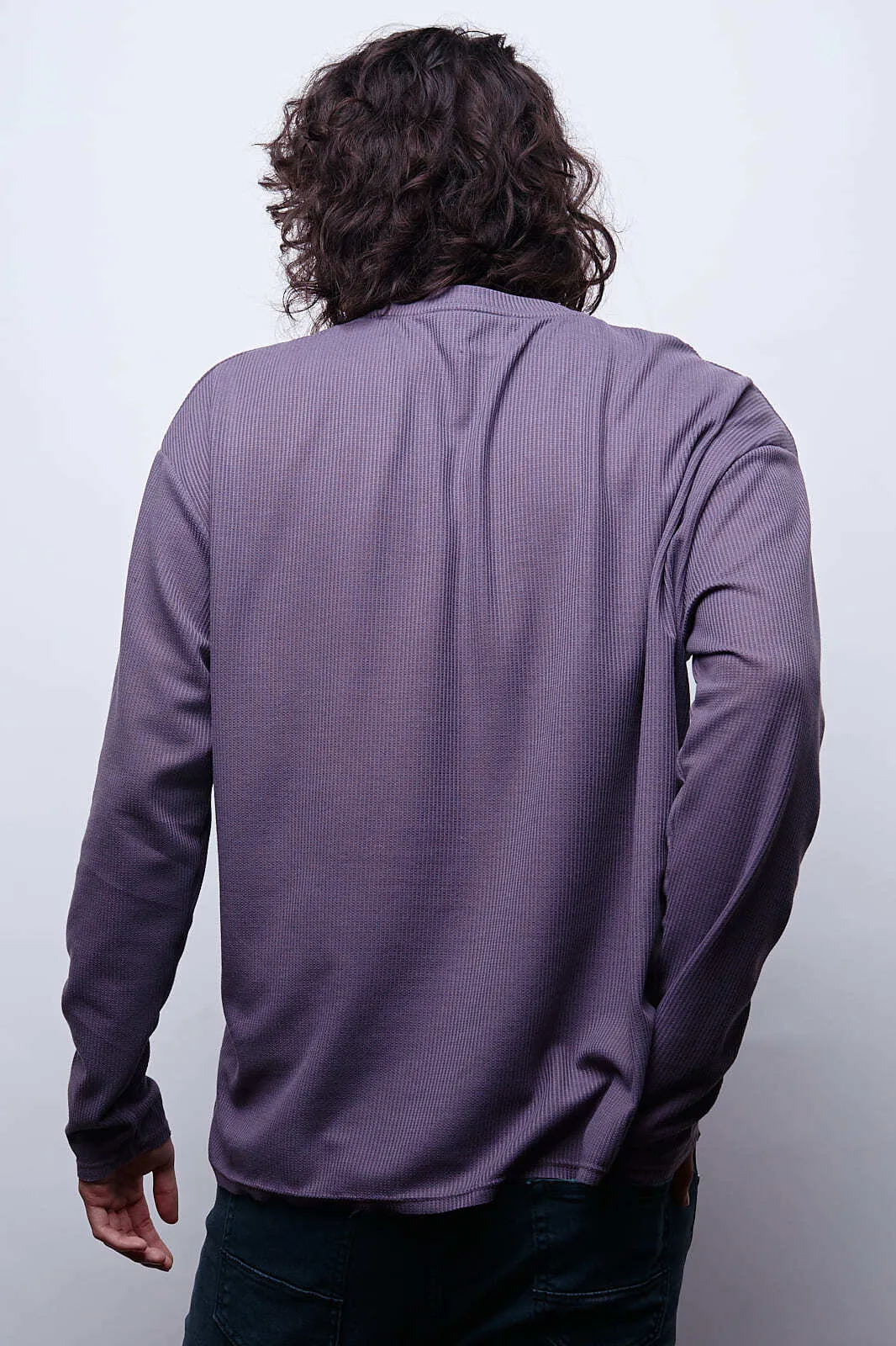 Waffer Essential Long Sleeve Tee - Uva