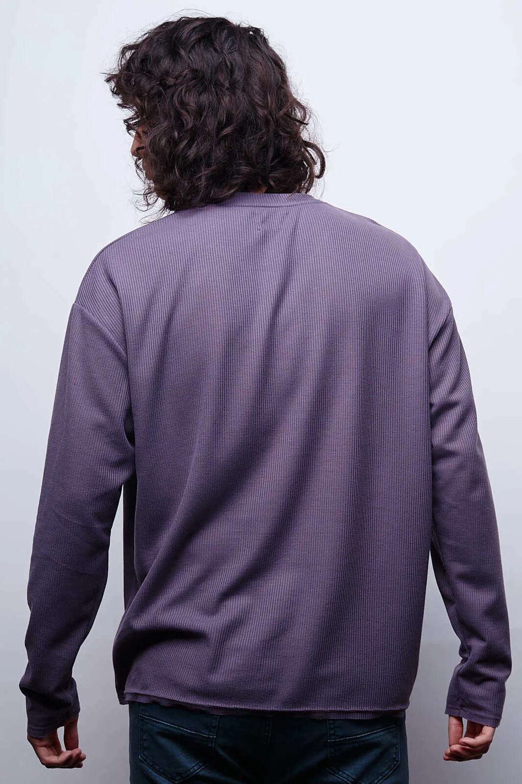 Waffer Essential Long Sleeve Tee - Uva