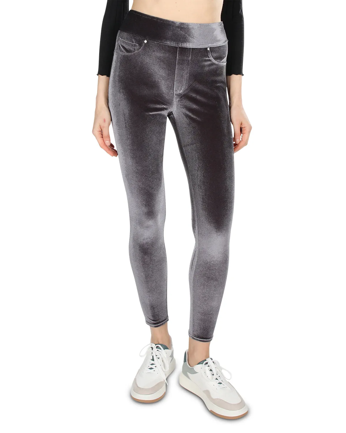 Women's Velvet High-Waist Shaping Leggings